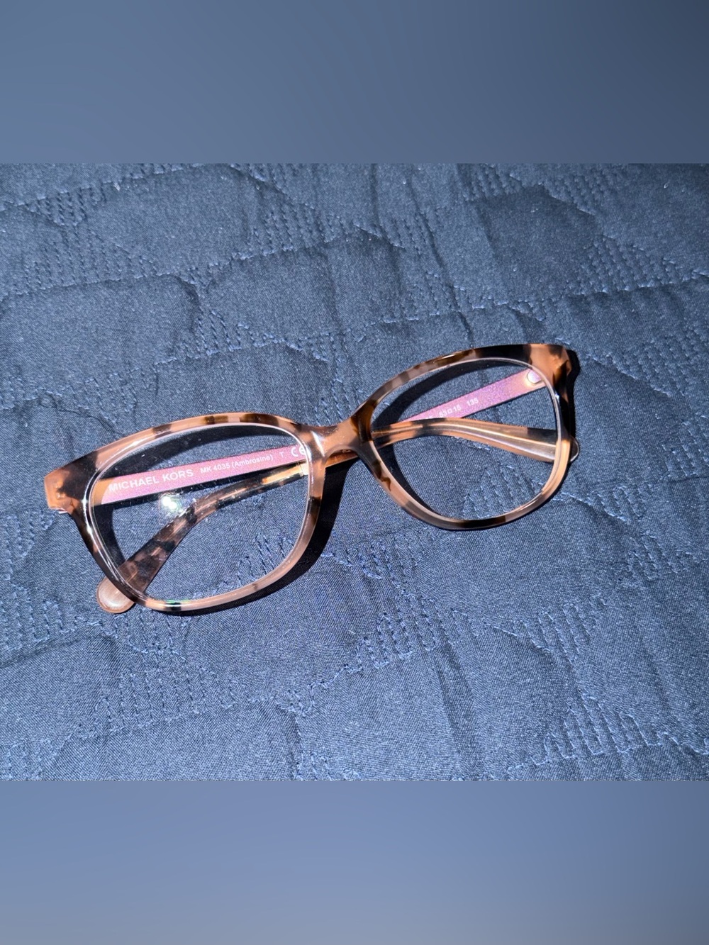 Michael Kors Tortoise Frame with Pink Temples
